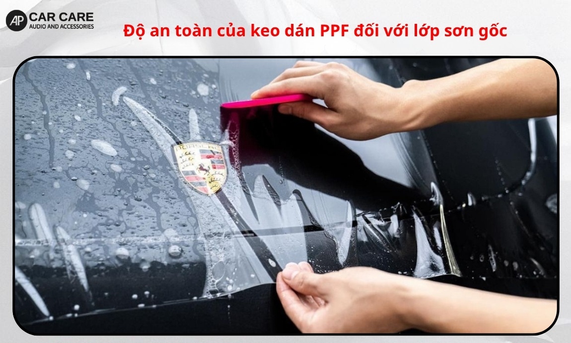 Độ an toàn của keo dán đối với lớp sơn gốc