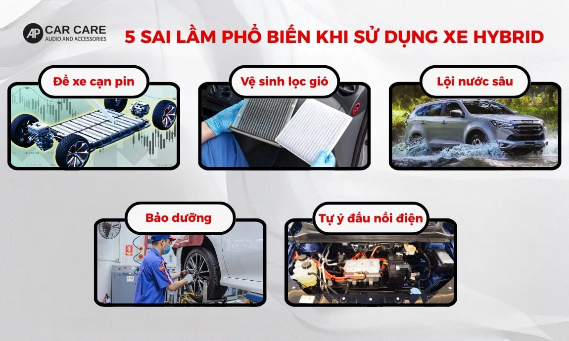 Xe Hybrid là gì? 5 sai lầm phổ biến khi sử dụng xe