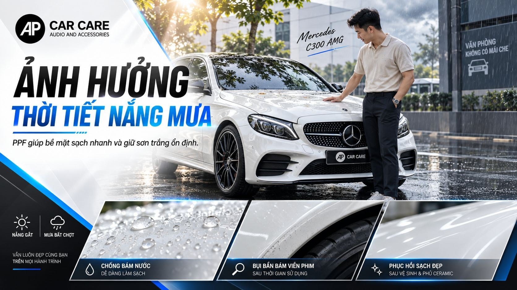 Ảnh hưởng thời tiết nắng mưa