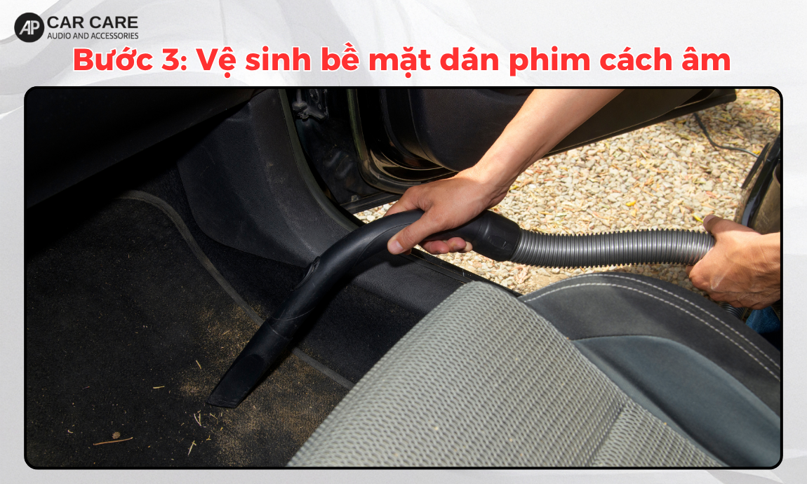 Quy trình dán cách âm sàn cho xe hơi chuẩn detailing tại AP Car Care