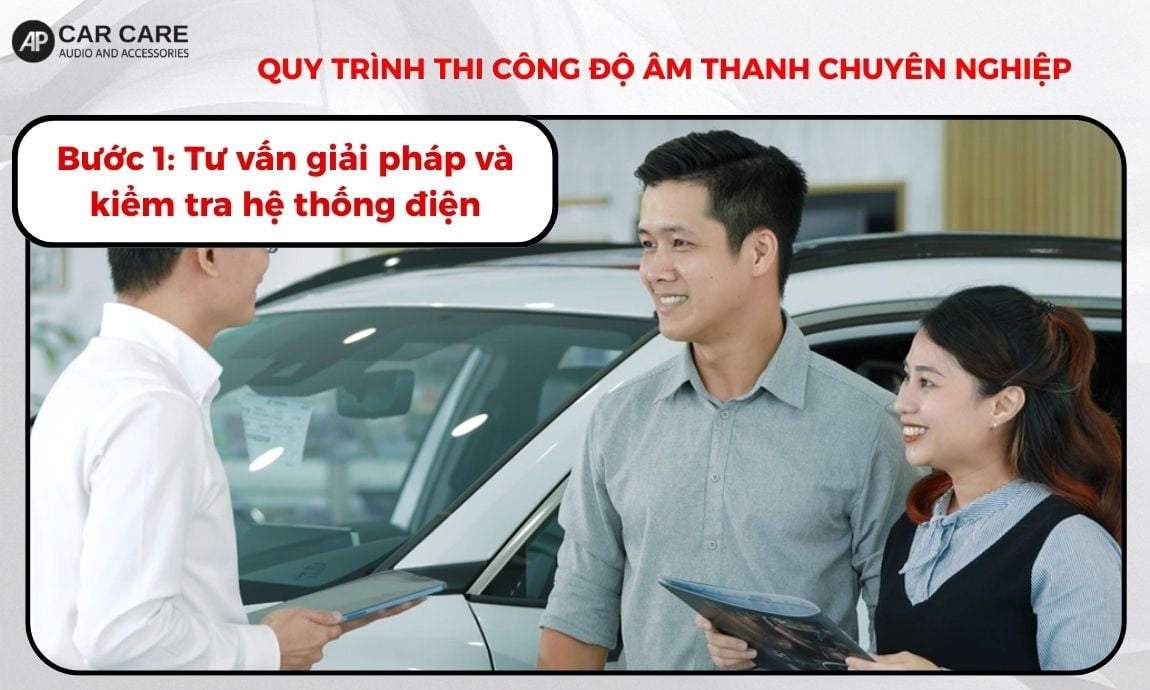 Bước 1: Tư vấn giải pháp và kiểm tra hệ thống điện