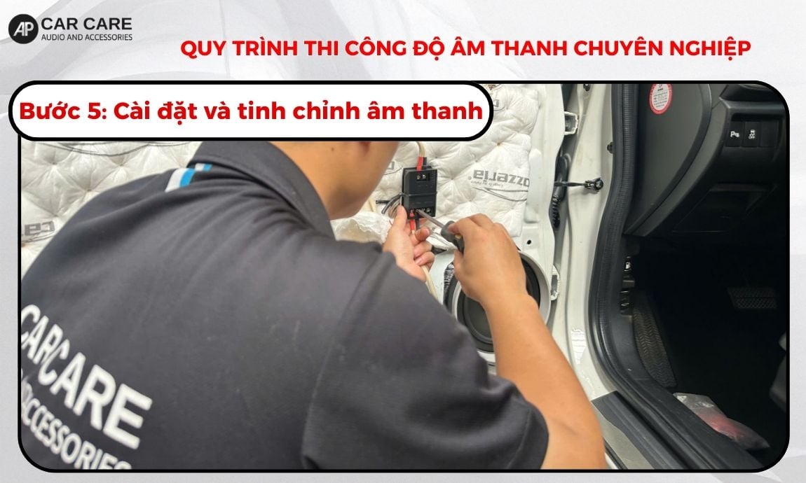 Bước 5: Cài đặt và tinh chỉnh âm thanh