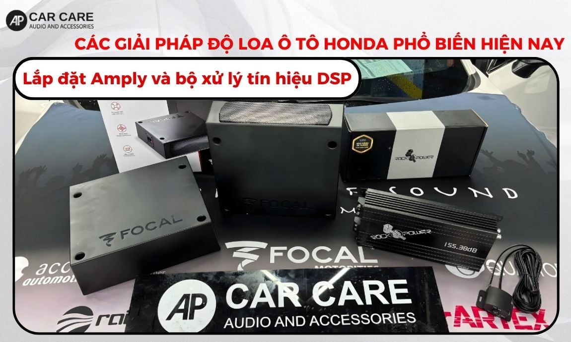 Lắp đặt Amply và bộ xử lý tín hiệu DSP