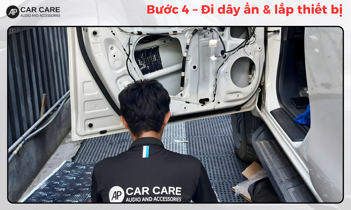 Quy trình nâng cấp hệ thống âm thanh xe hơi tại AP Car Care