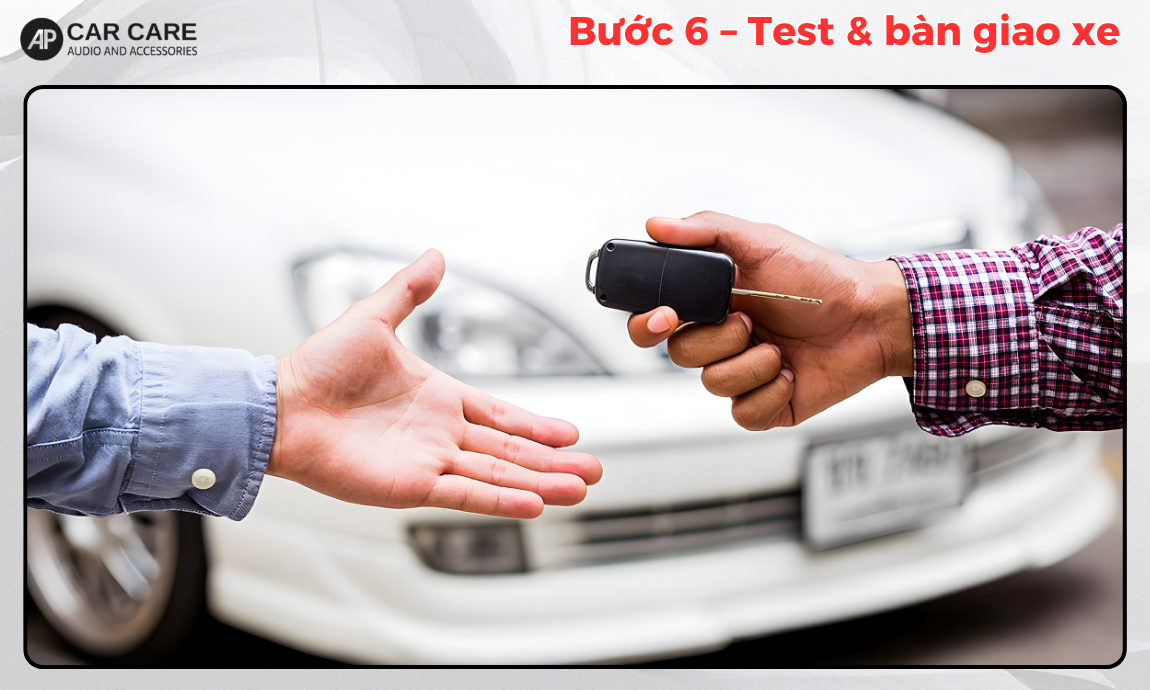 Quy trình độ hệ thống âm thanh ô tô tại AP Car Care