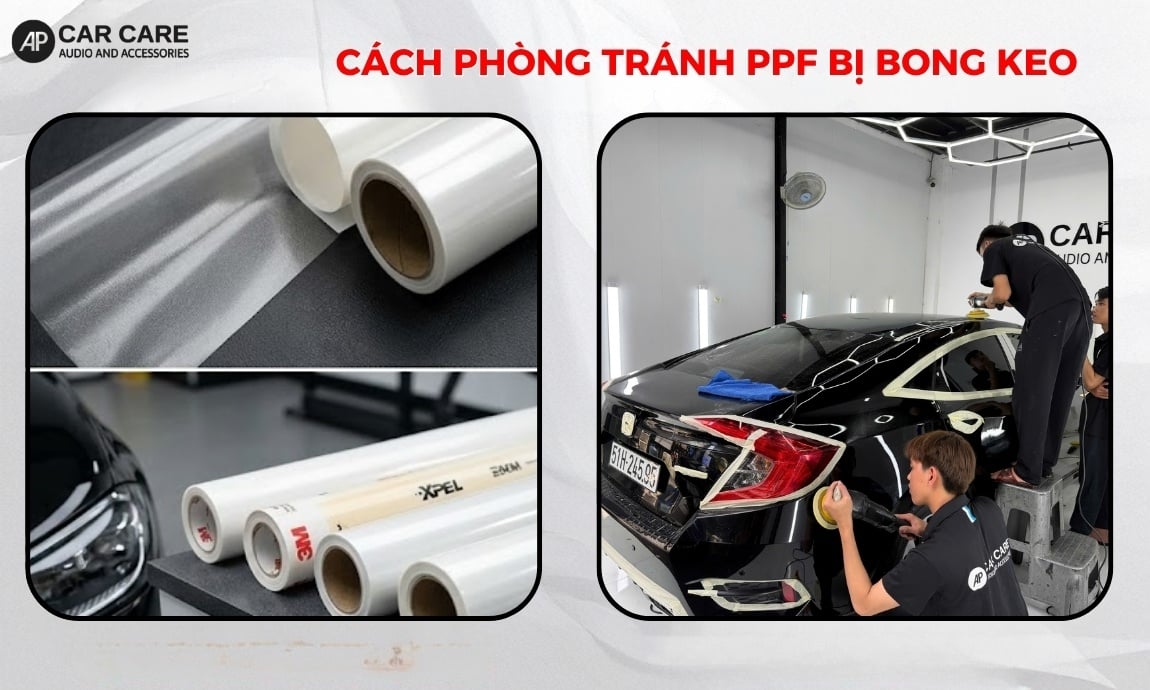 Cách phòng tránh PPF bị bong keo hiệu quả cho chủ xe