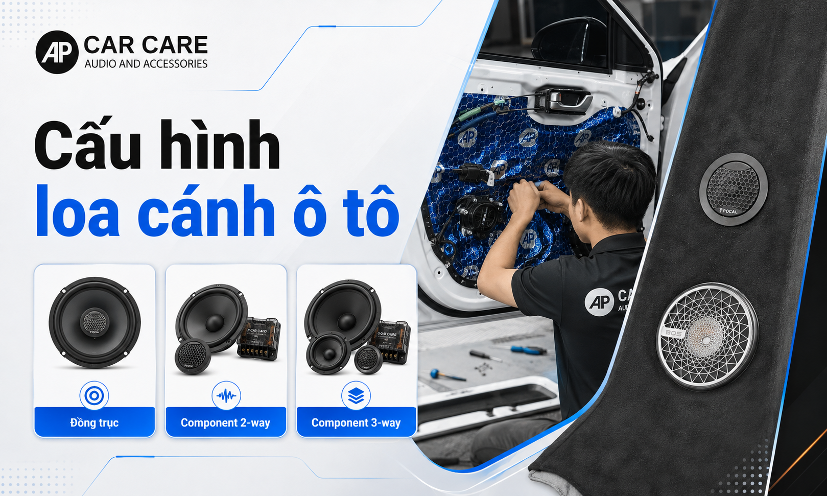 Loa cánh ô tô có những cấu hình nào