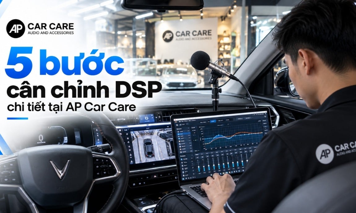 5 bước cân chỉnh DSP chuyên sâu tại AP Car Care