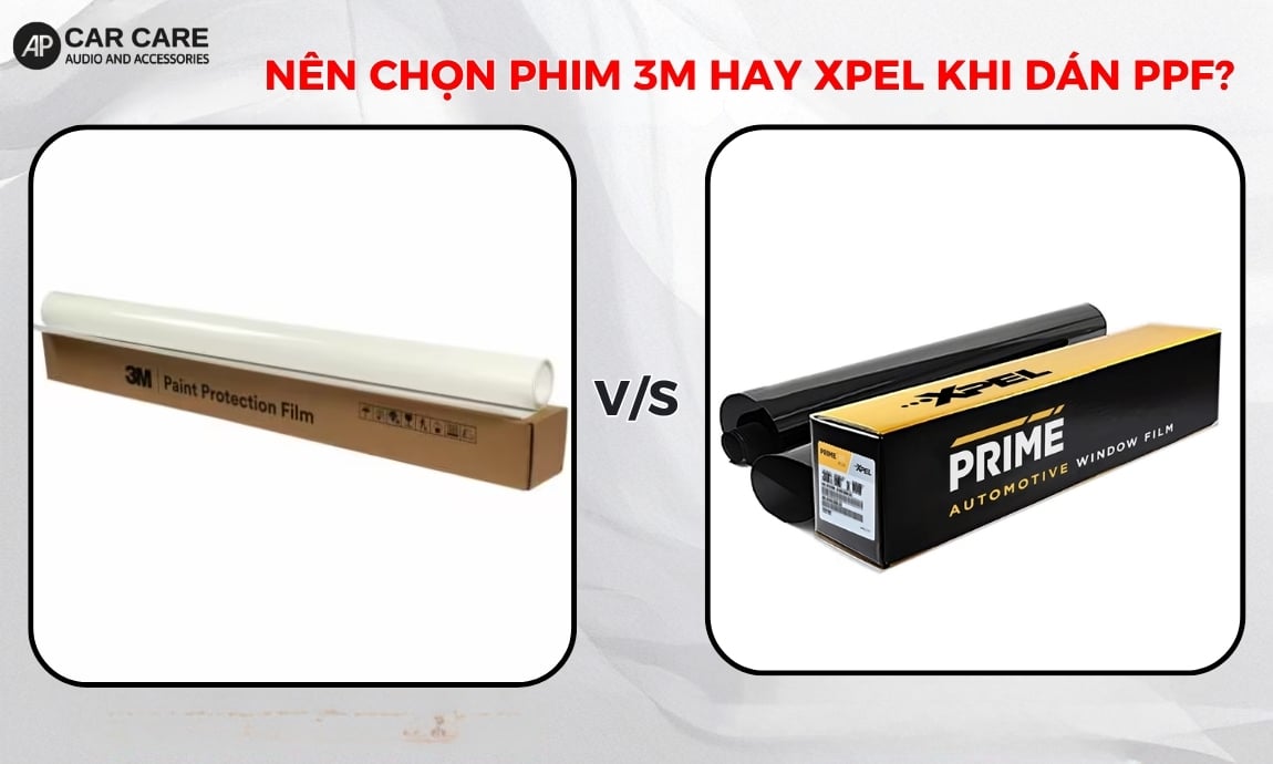 Nên chọn phim 3M hay Xpel khi dán PPF