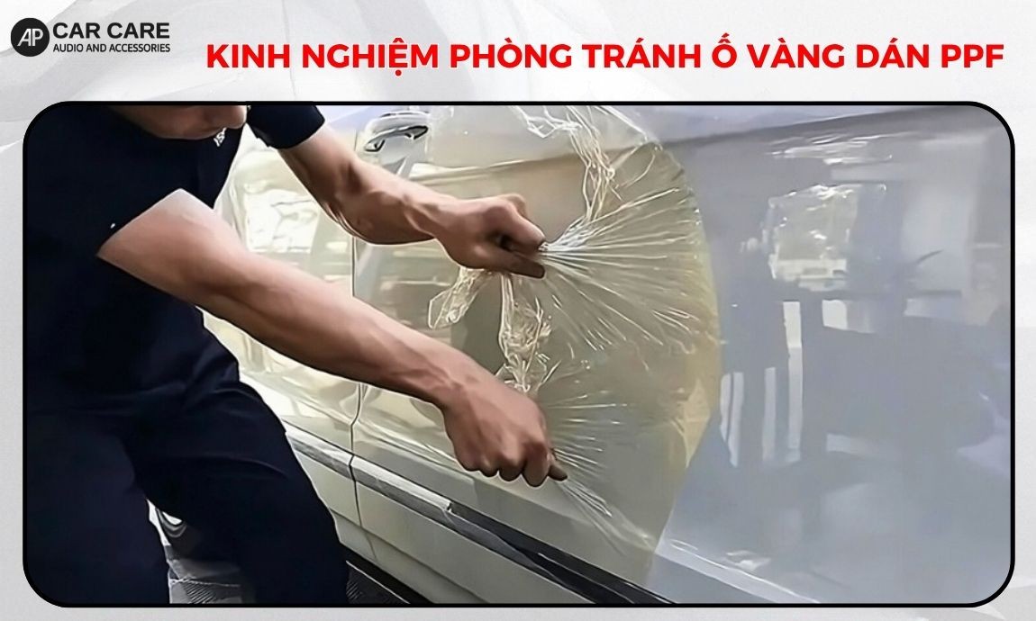 Kinh nghiệm phòng tránh ố vàng dán PPF về lâu dài