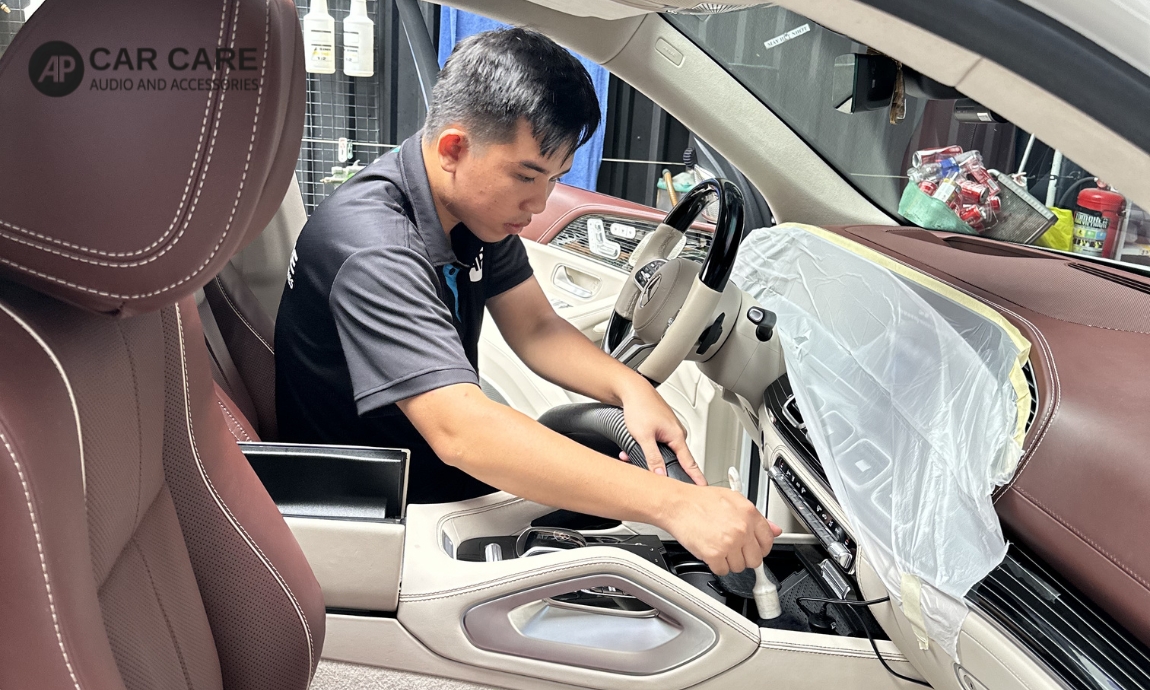 quy trình dán PPF nội thất ô tô
