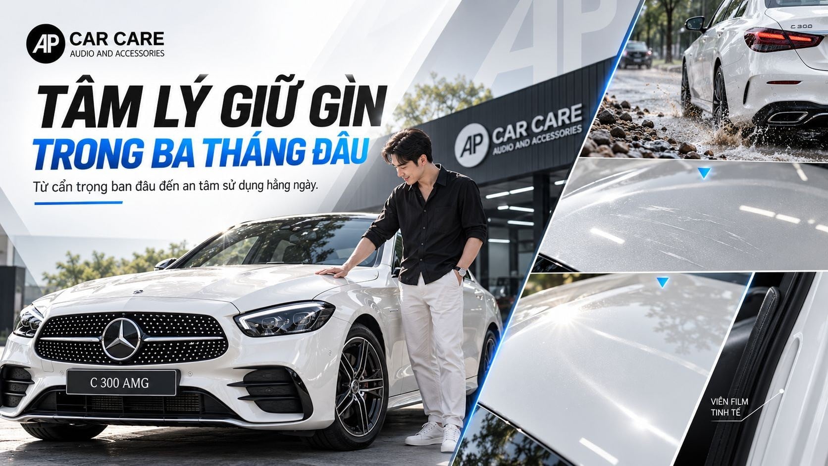 Tâm lý giữ gìn trong ba tháng đầu nhận xe mới dán phim