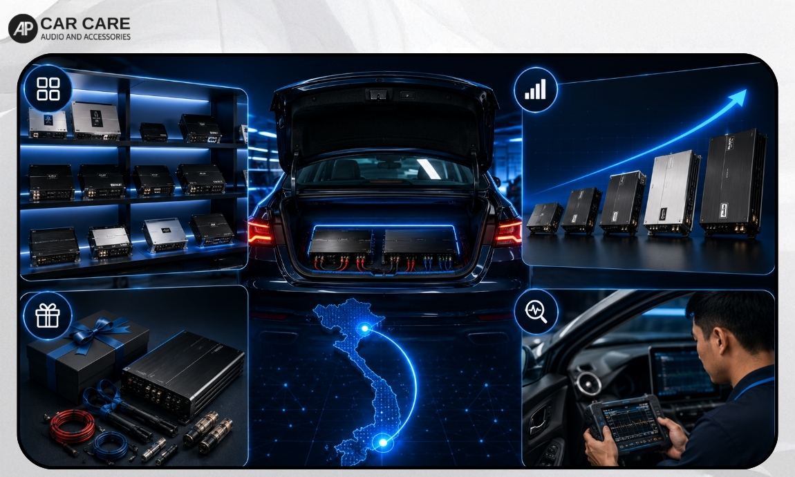 Vì sao nên nâng cấp amply ô tô tại AP Car Care