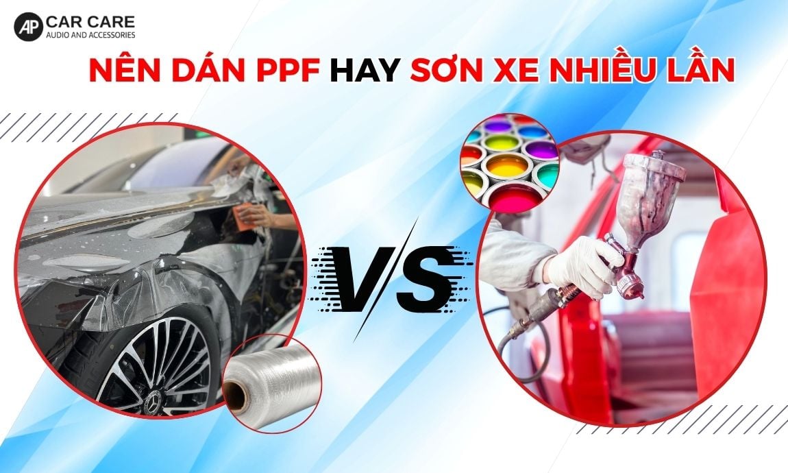 dán ppf một lần sẽ lợi hơn sơn xe nhiều lần