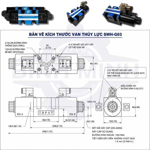 van điện từ thủy lực SWH-G03