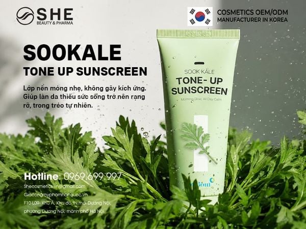 kem chống nắng nâng tone SOOKALE