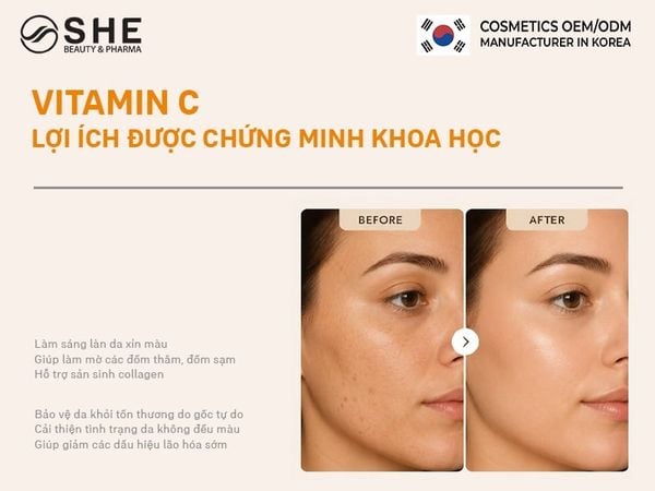 Vitamin C trong mỹ phẩm