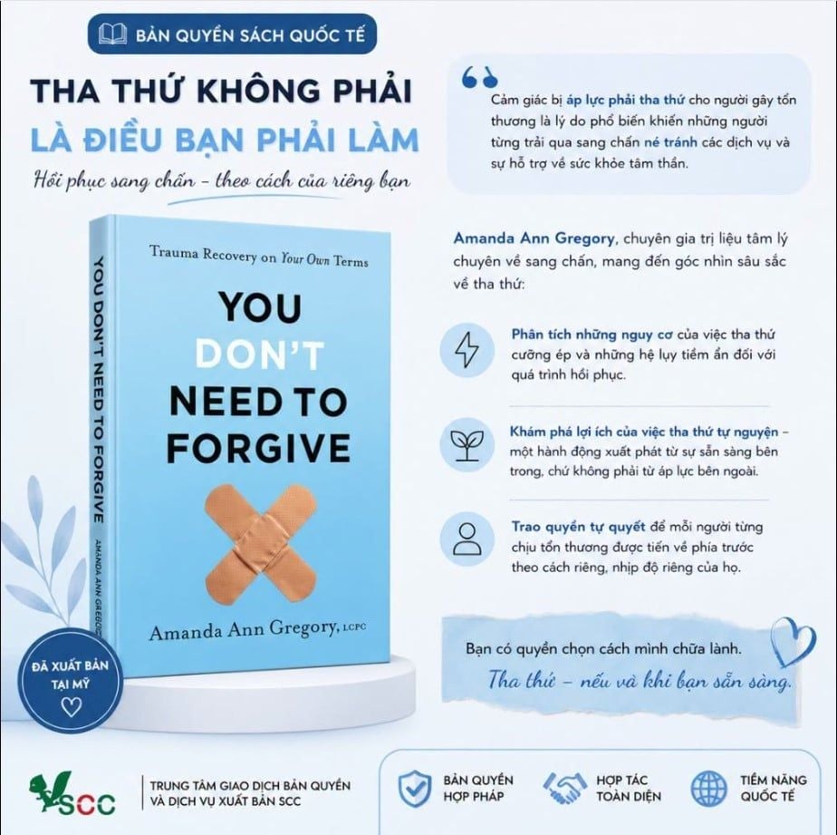 SCC giới thiệu bản quyền sách You Don’t Need to Forgive