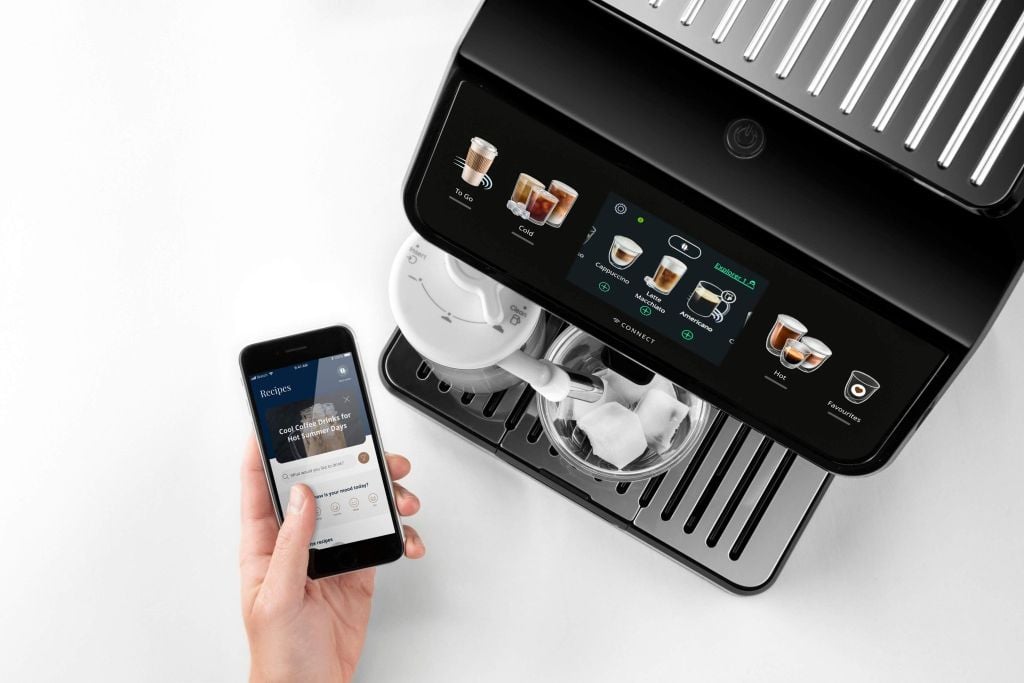 Máy pha cà phê thông minh Bean to cup Espresso and Cappuccino Machine Delonghi ECAM450-65S