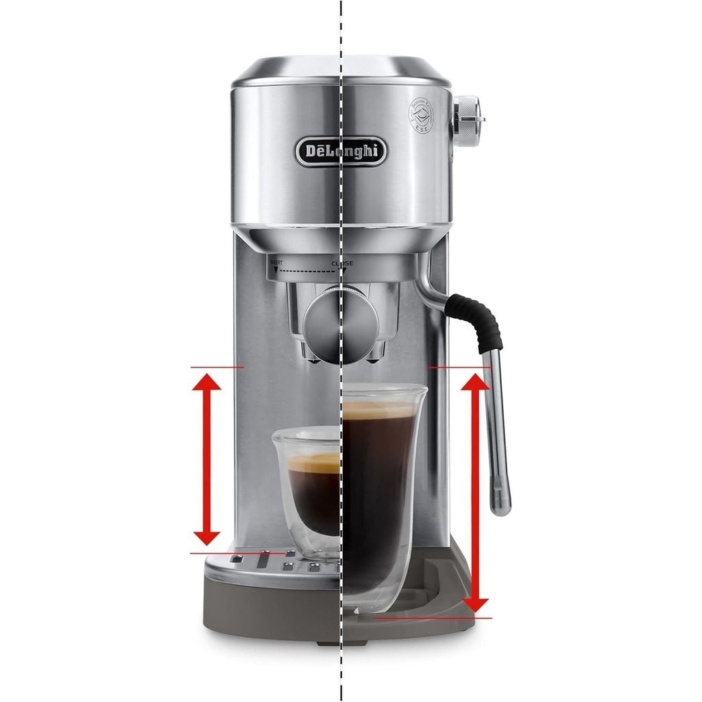 Khay hứng có thể tháo rời của máy pha cà phê loại tốt Delonghi EC 890.M màu bạc