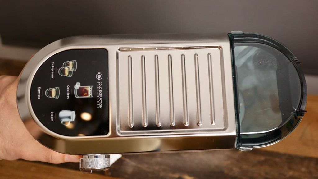 Hình ảnh phía trên máy pha cafe xịn Delonghi Dedica Duo EC890 M Espressomachine