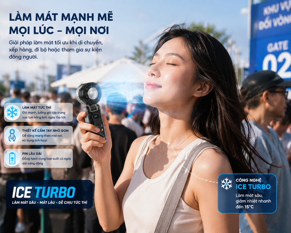 Quạt cầm tay làm lạnh U Ultty Elna