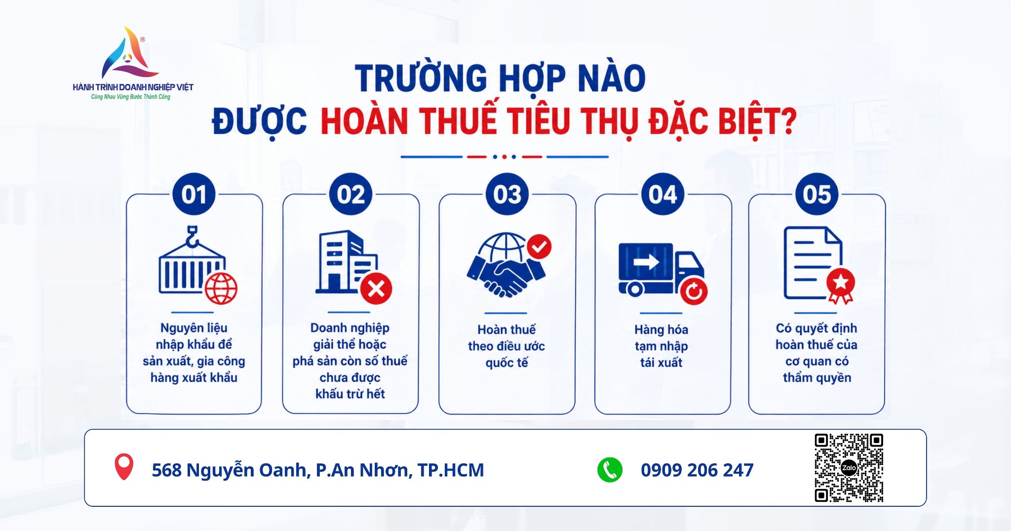 Các trường hợp được hoàn thuế tiêu thụ đặc biệt, điều kiện áp dụng hoàn thuế tiêu thụ đặc biệt