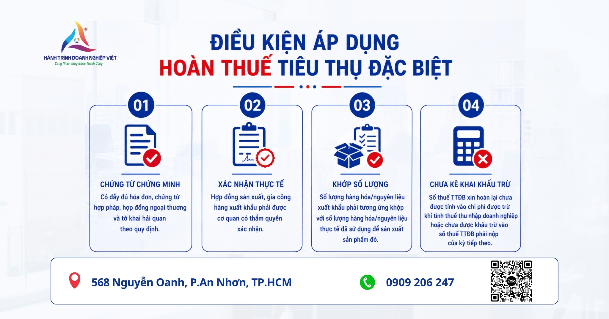 Các trường hợp được hoàn thuế tiêu thụ đặc biệt, điều kiện áp dụng hoàn thuế tiêu thụ đặc biệt