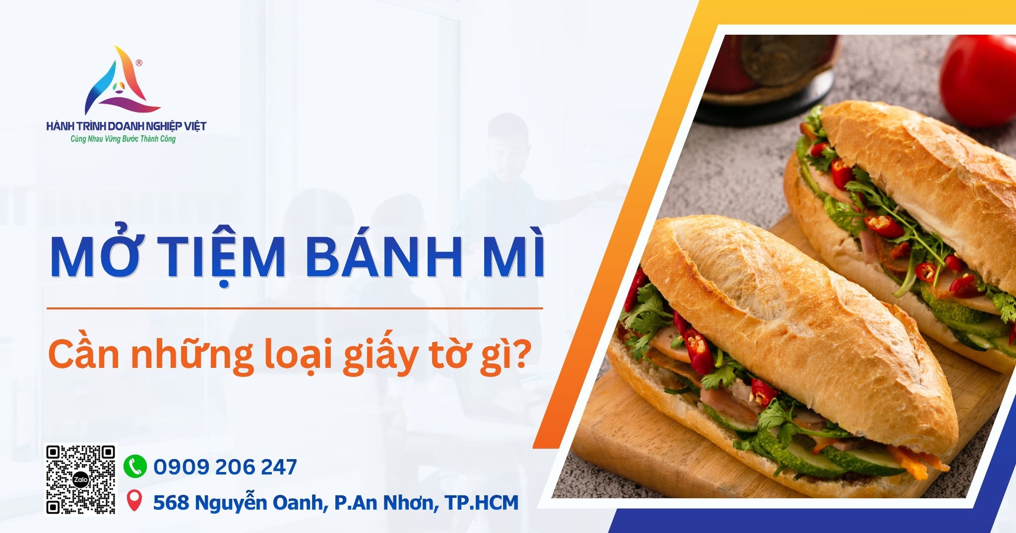 Mở tiệm bán bánh mì cần làm giấy tờ gì?