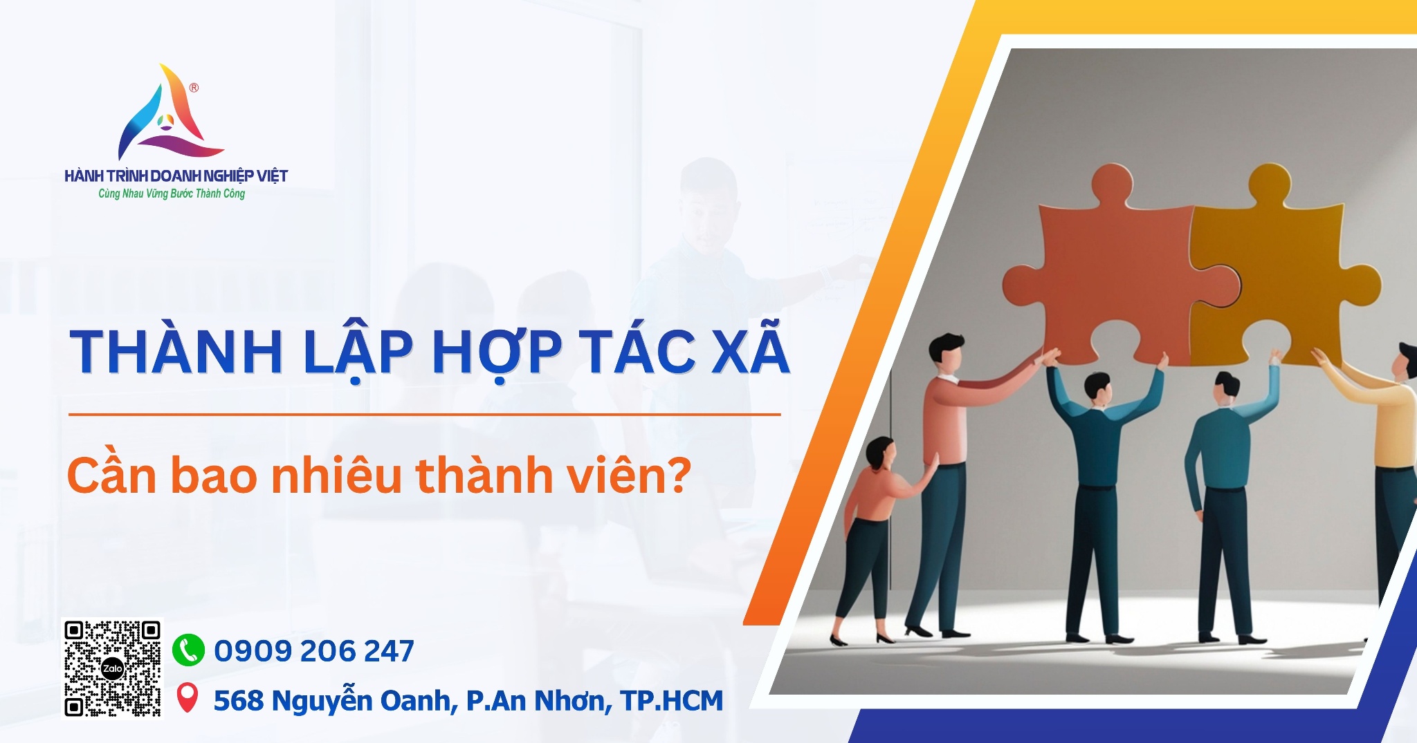 Thành lập hợp tác xã yêu cầu tối thiểu bao nhiêu thành viên?