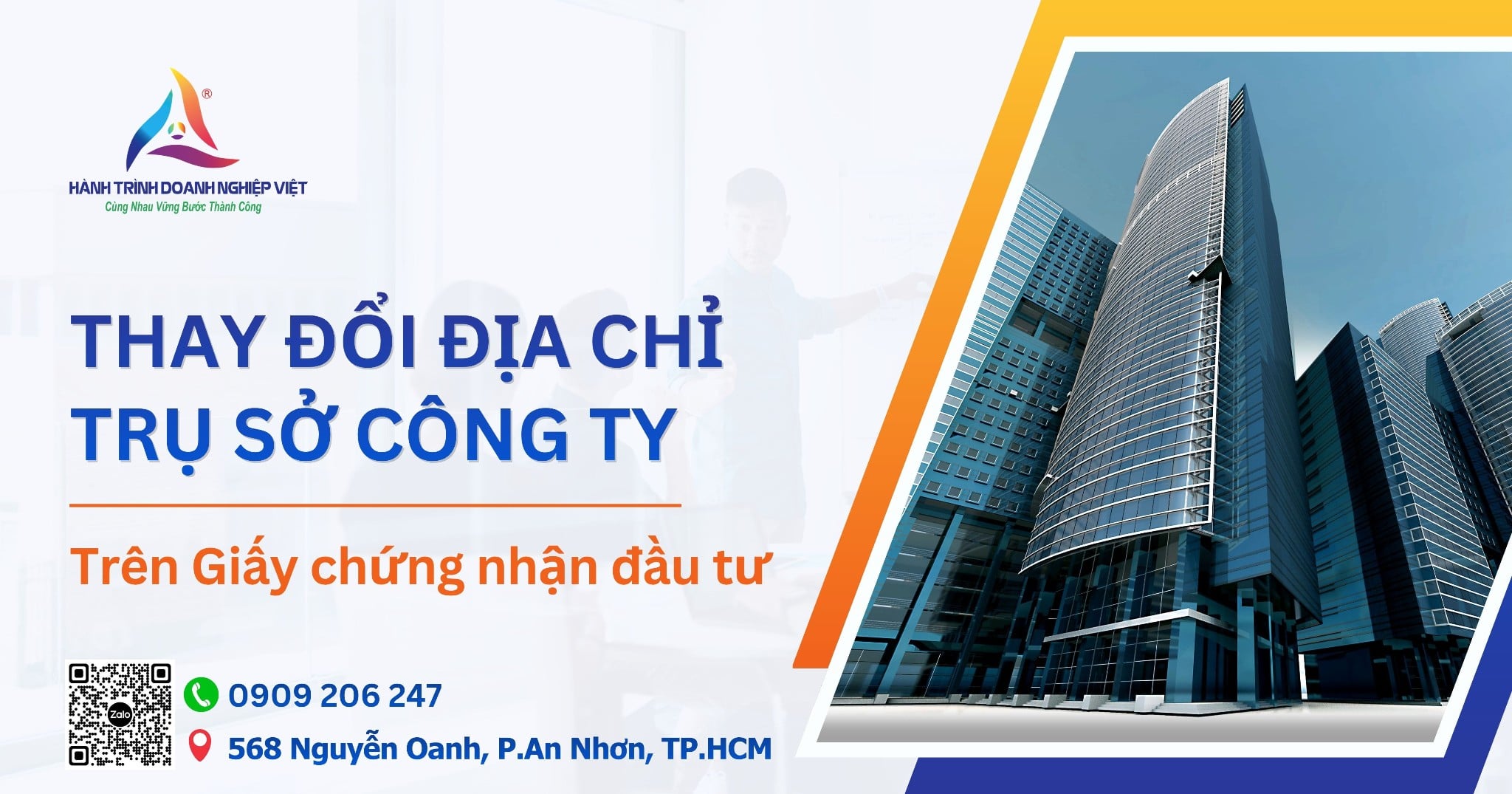 Thay đổi địa chỉ trụ sở chính công ty trên Giấy chứng nhận đầu tư