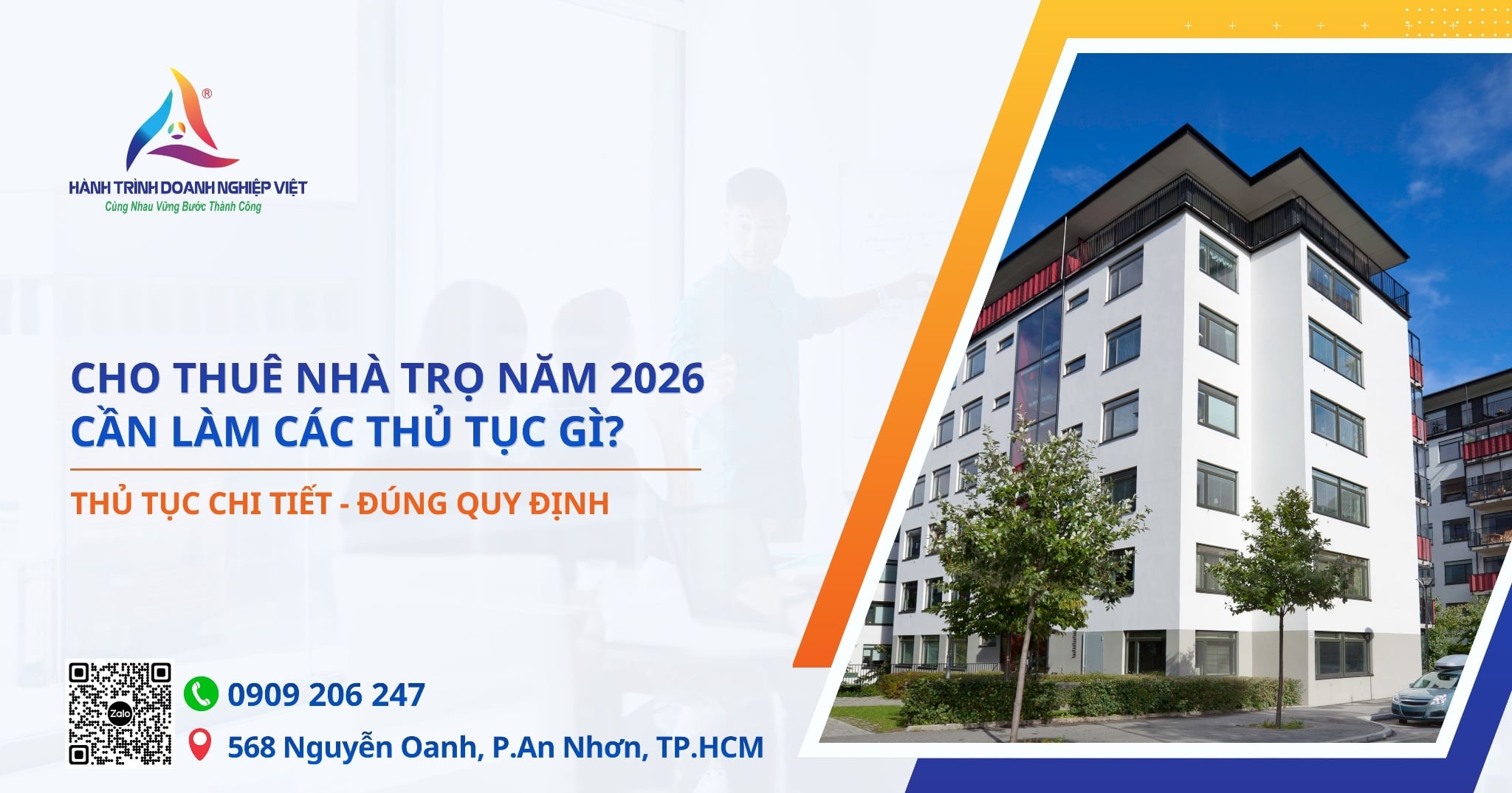 Cho thuê nhà trọ năm 2026 cần làm các thủ tục gì?