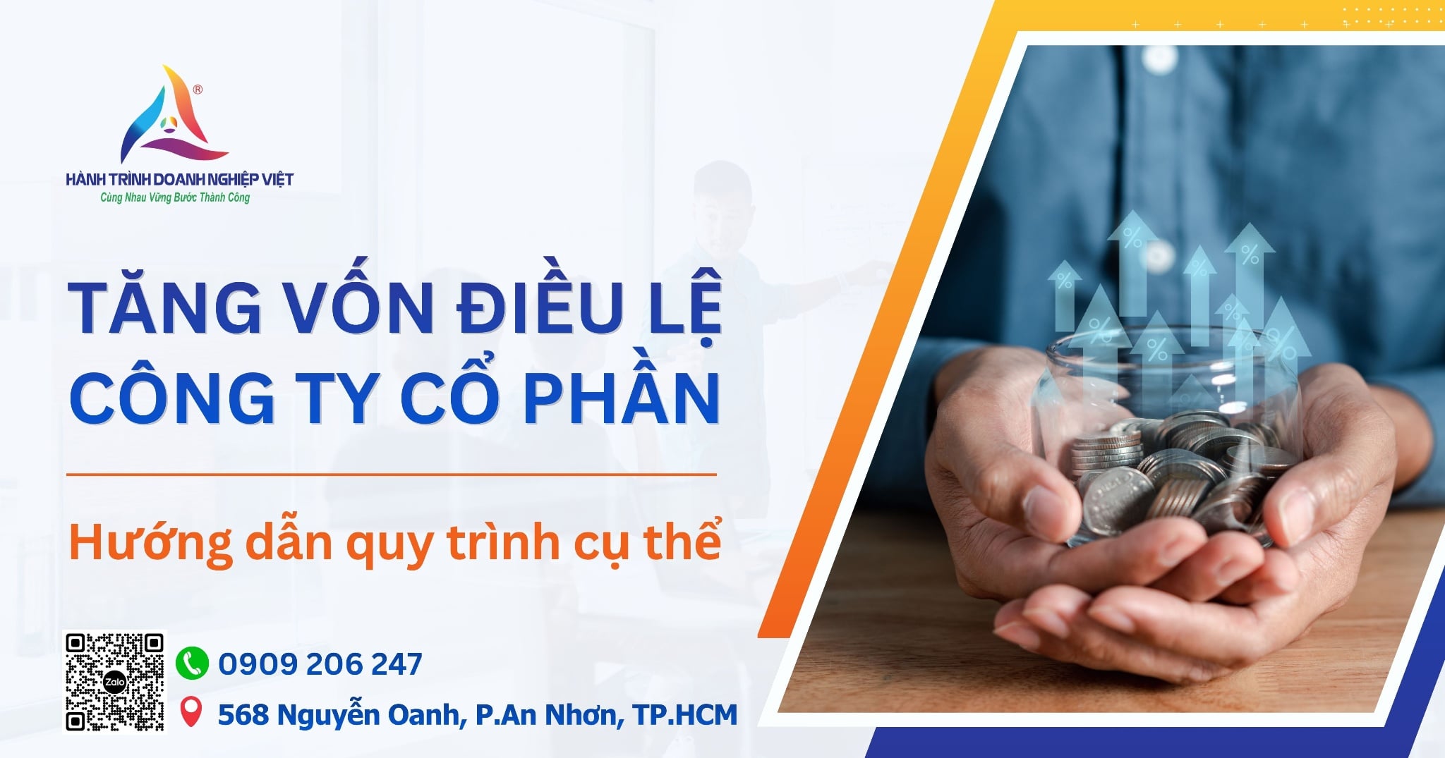 Hướng dẫn quy trình tăng vốn điều lệ cho công ty cổ phần