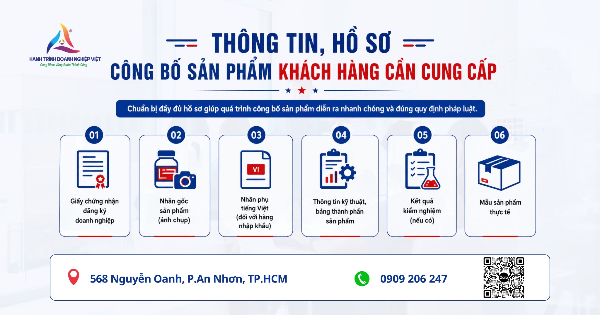 Dịch vụ công bố chất lượng sản phẩm trọn gói giá rẻ tại HTDNV