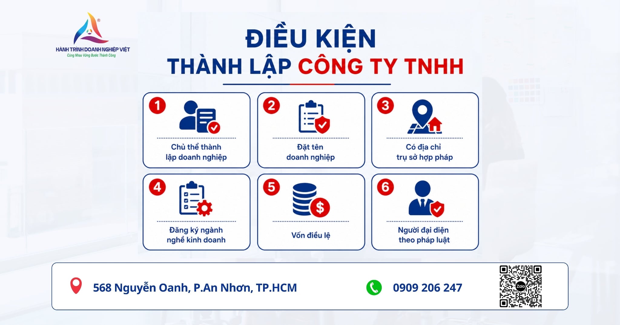 Thủ tục thành lập công ty TNHH mới nhất hiện nay
