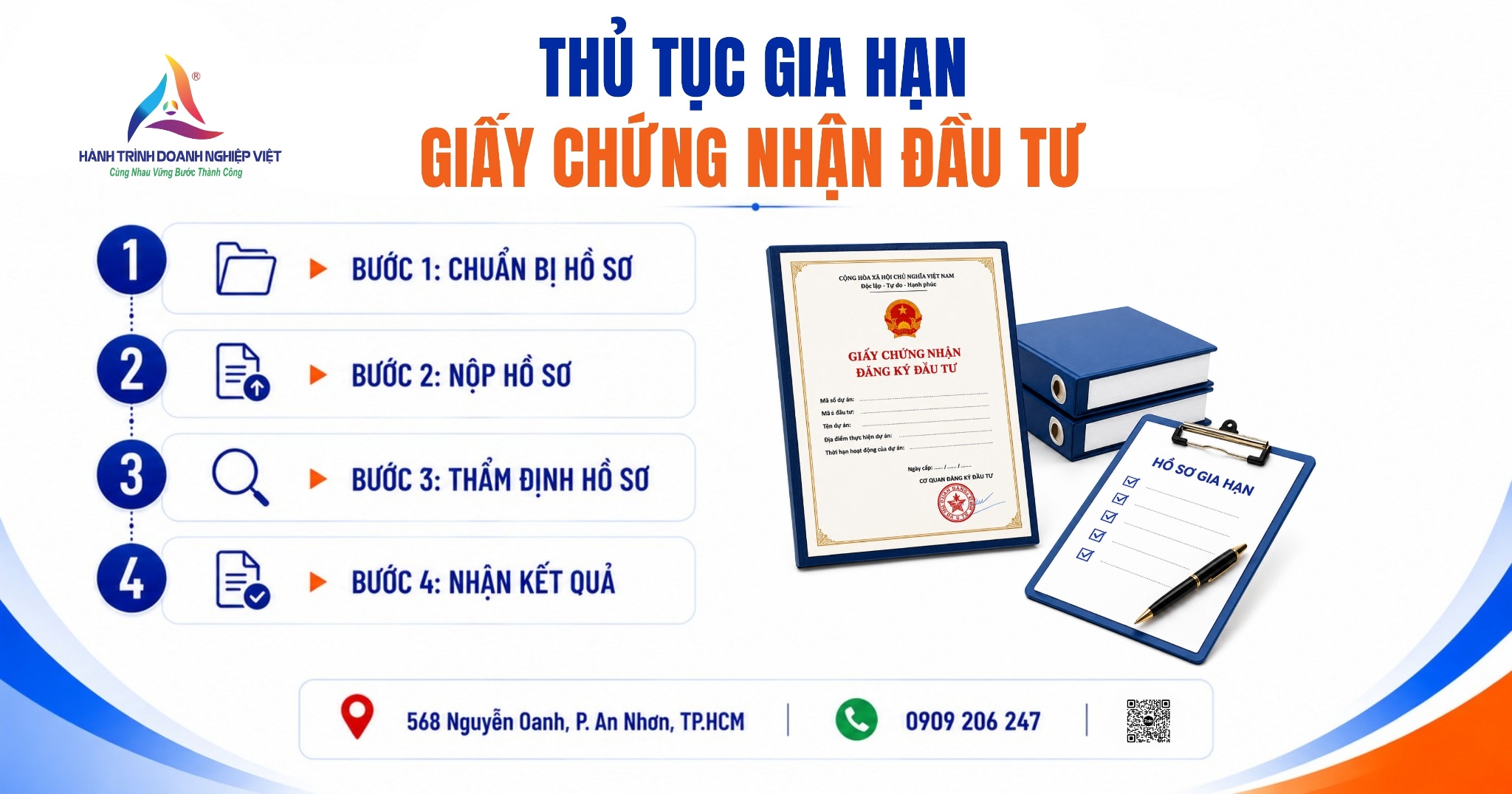 Thủ tục gia hạn Giấy chứng nhận đăng ký đầu tư