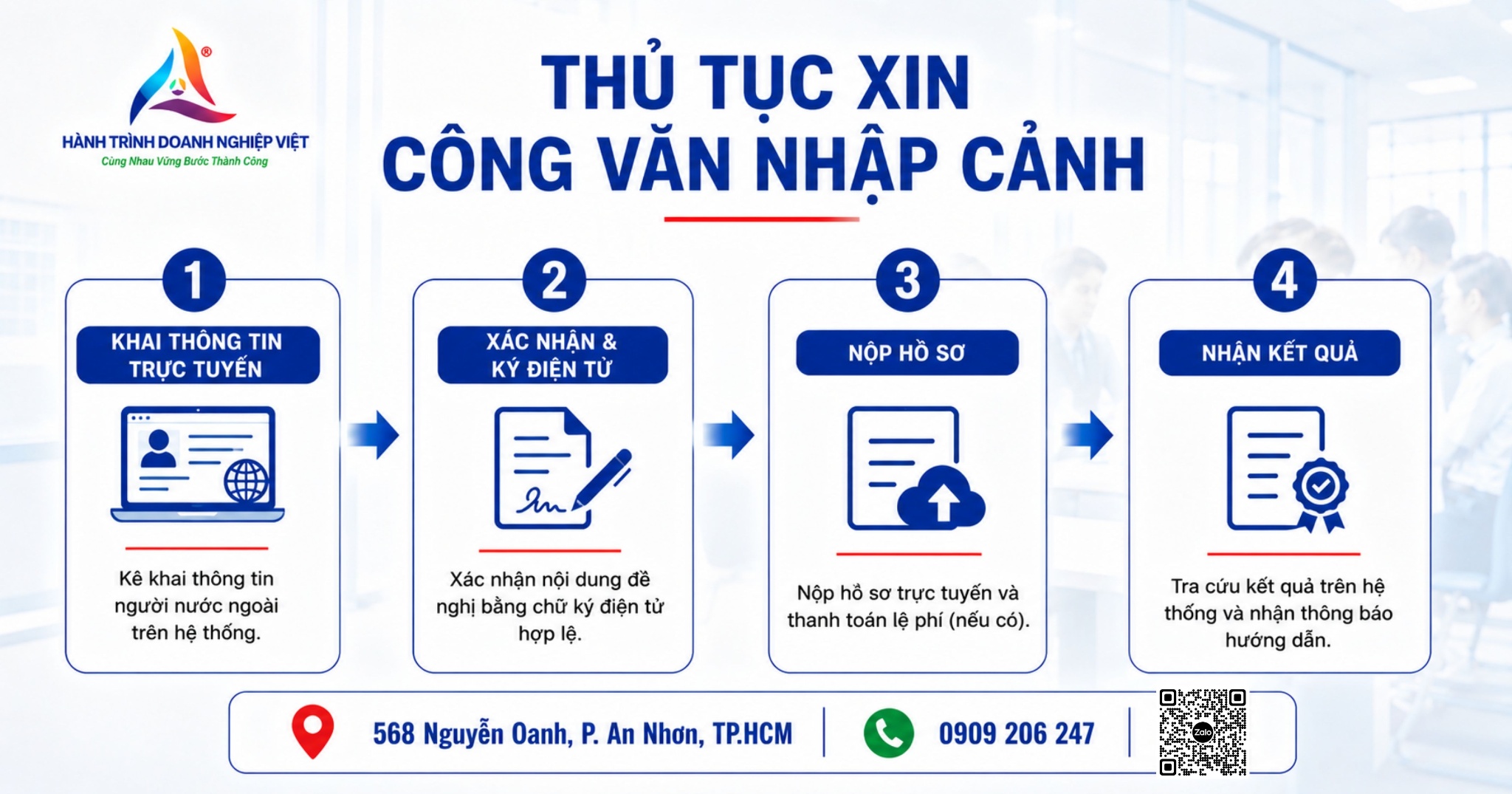 Thủ tục xin công văn nhập cảnh cho chuyên gia nước ngoài