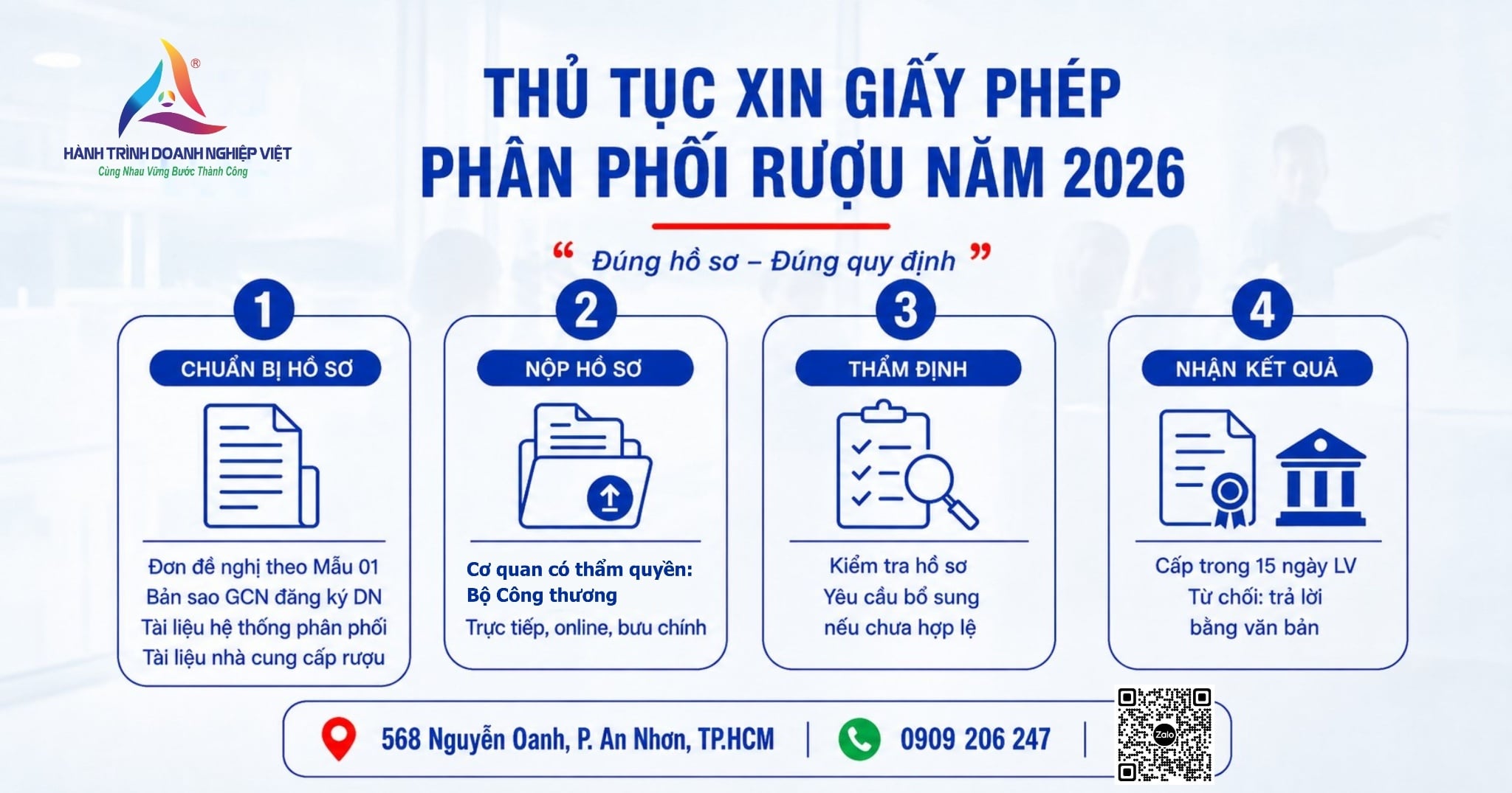 Thủ tục xin giấy phép phân phối rượu mới nhất