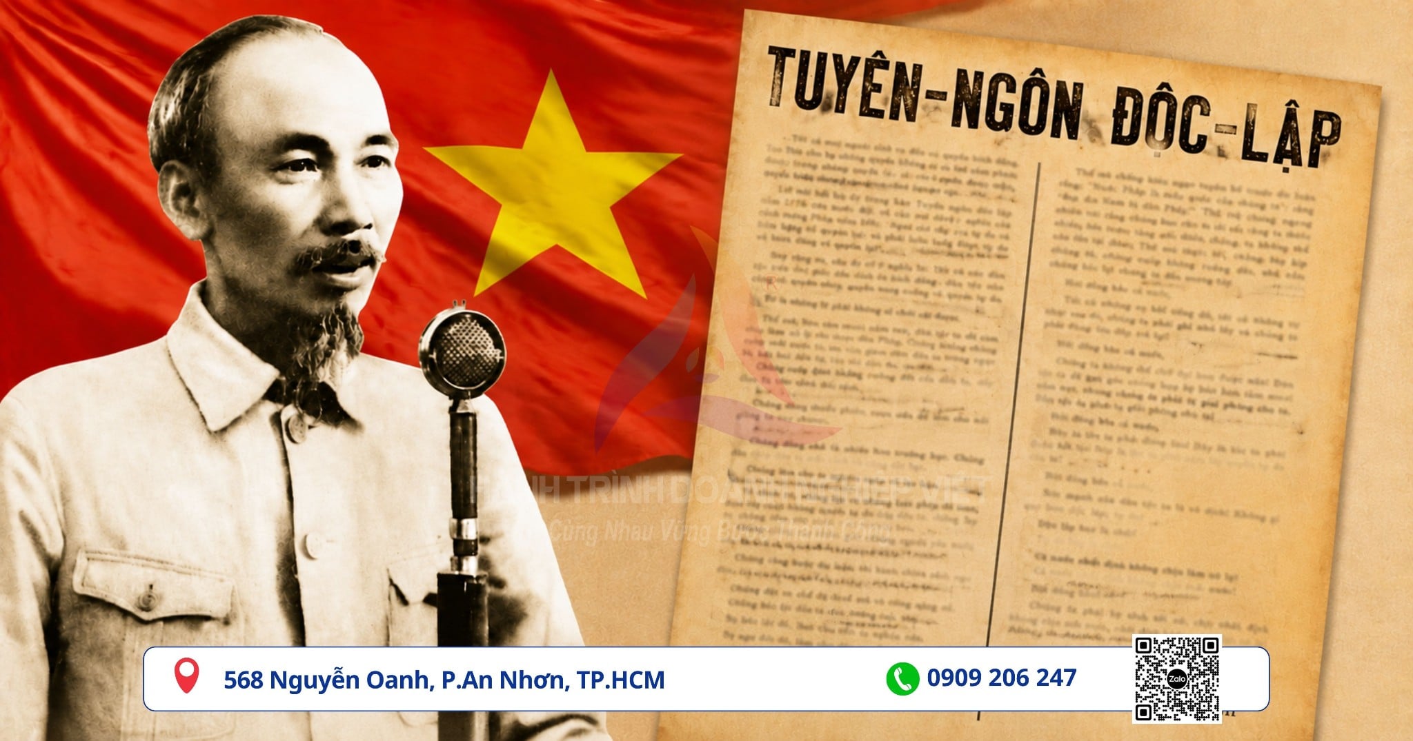 Chủ tịch Hồ Chí Minh đọc bản Tuyên ngôn Độc lập
