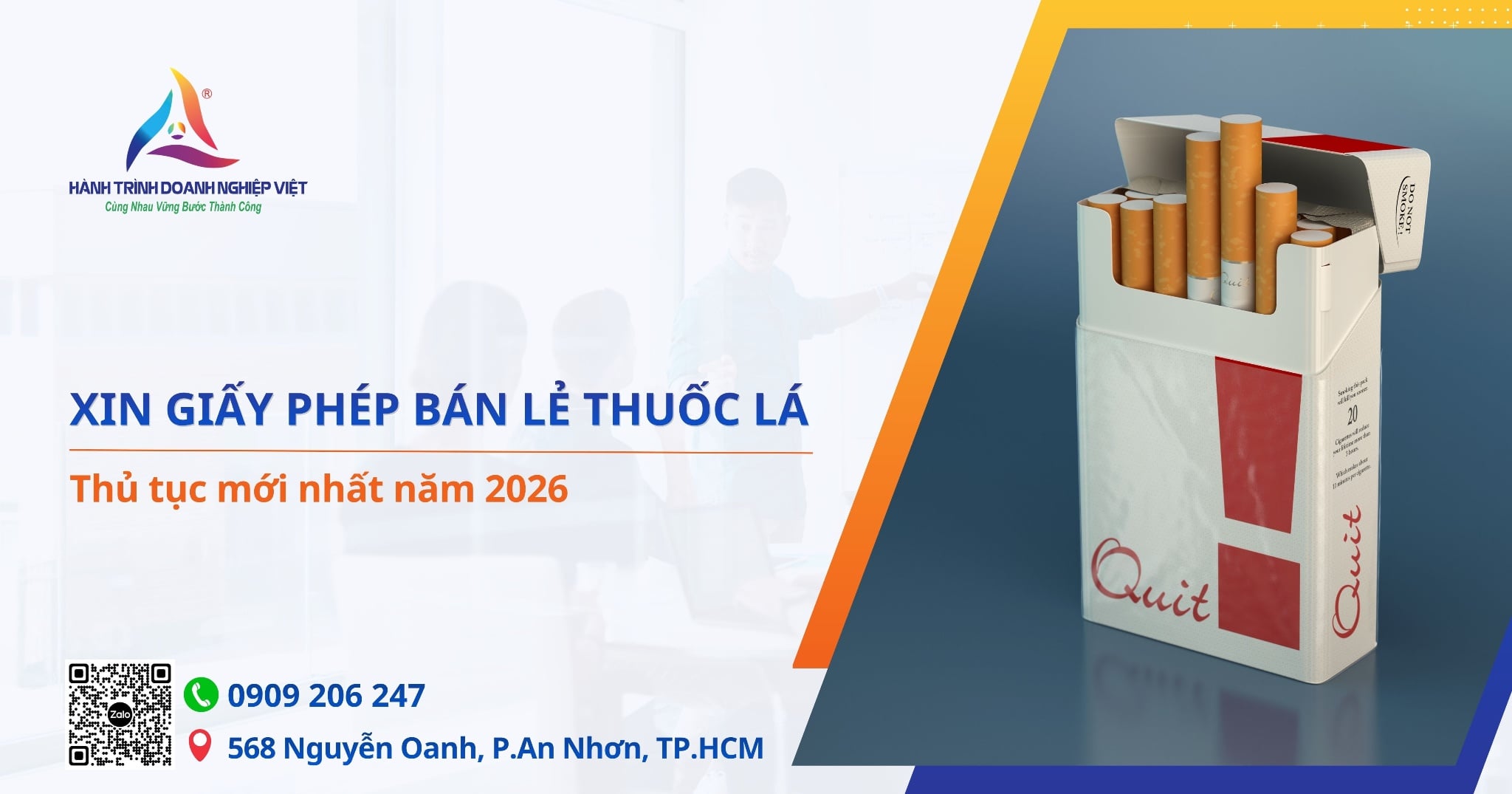 Thủ tục xin giấy phép bán lẻ thuốc lá mới nhất năm 2026