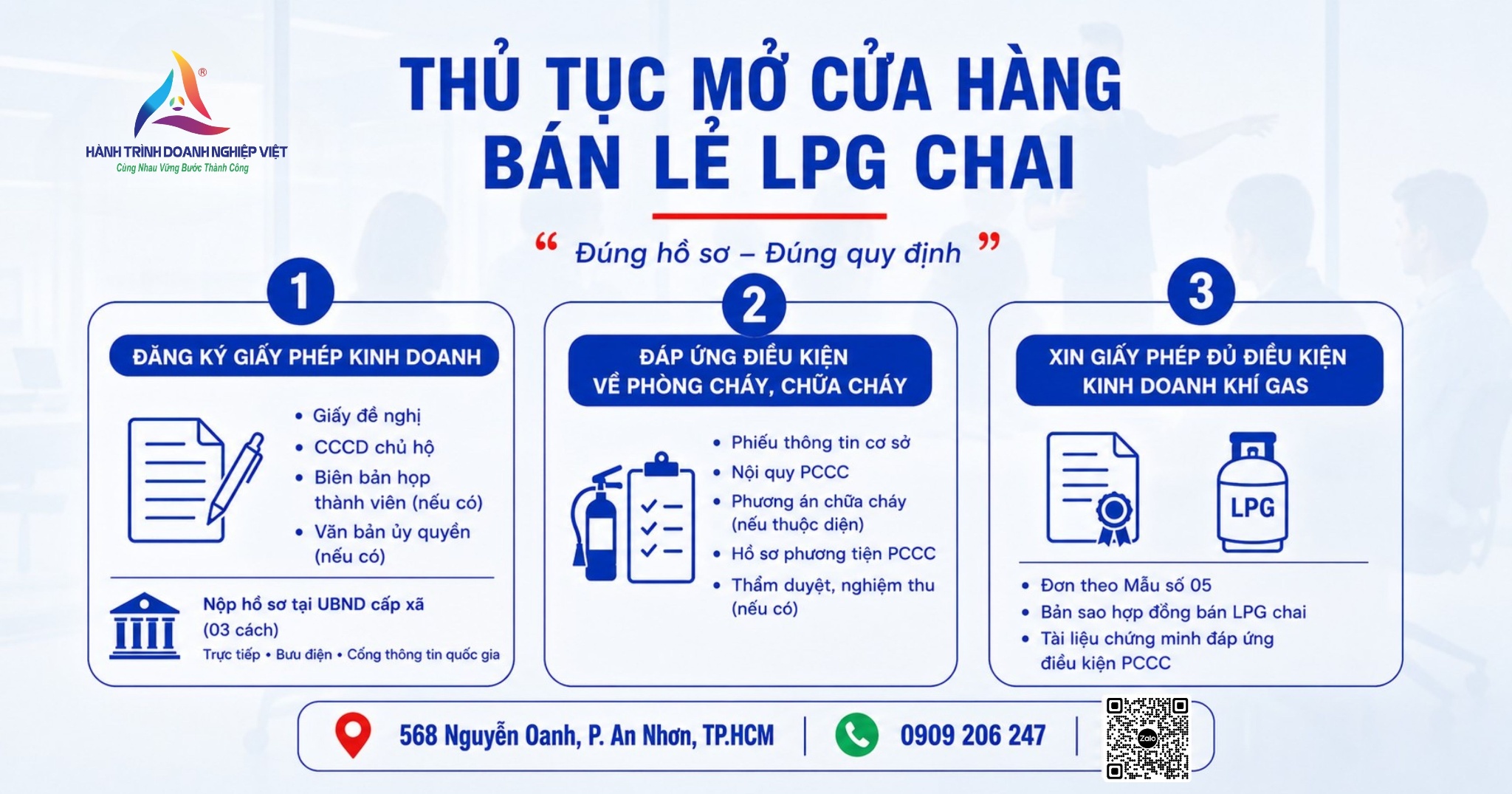 Thủ tục mở cửa hàng bán lẻ LPG chai