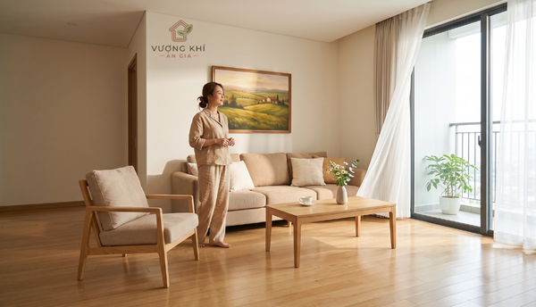 Trải nghiệm không gian sống thoáng đãng ngập tràn ánh sáng mang lại vượng khí an gia cho gia đình