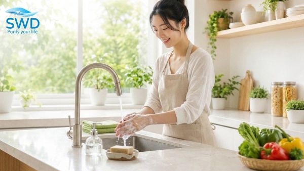Nguồn nước pha sữa quyết định trực tiếp đến hệ tiêu hóa non nớt của trẻ sơ sinh. Khám phá lý do nước tinh khiết 100% là tiêu chuẩn tối thượng và giải pháp lọc tổng tinh khiết Dòng R từ SWD.