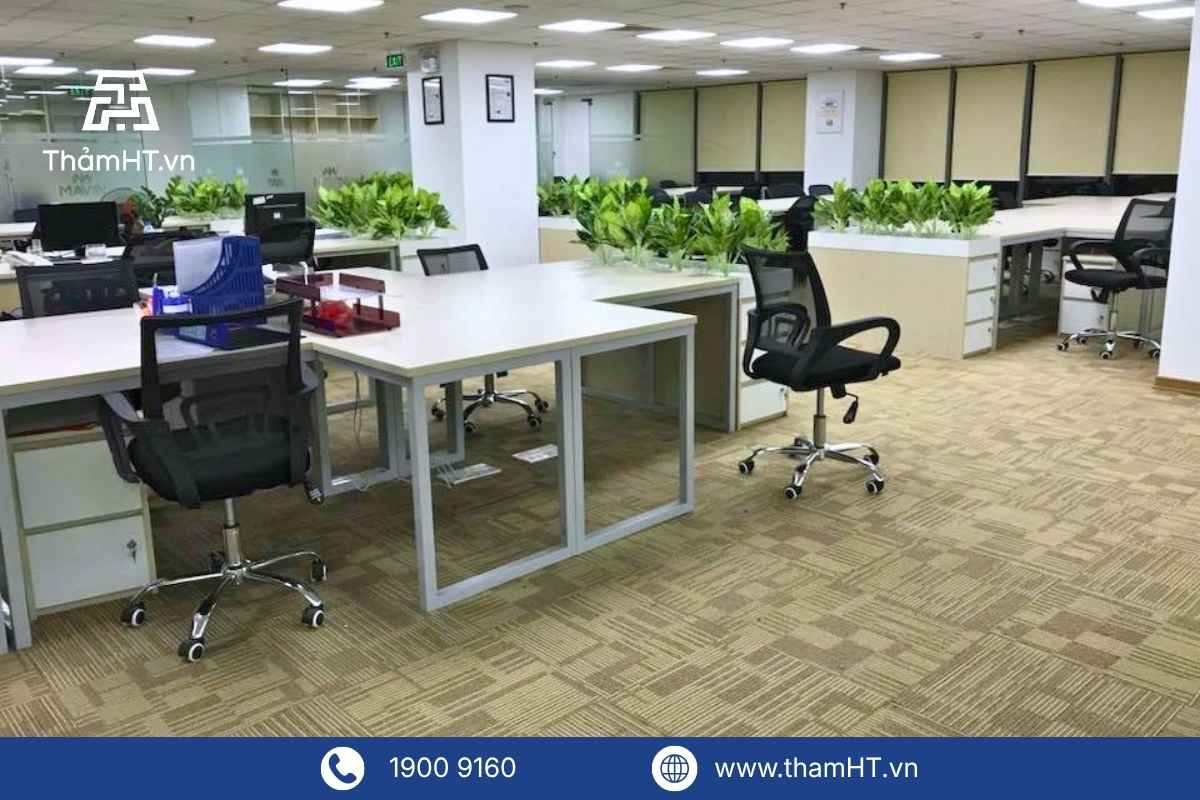 Thảm trải sàn văn phòng dày 6mm- Thảm tấm văn phòng - mã FRAMEWORK