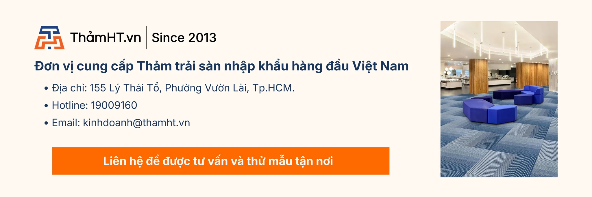 Thảm HT - Cung cấp và Thi công thảm trải sàn văn phòng nhập khẩu cao cấp tại TP.HCM