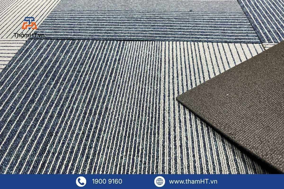 Thảm Trải Sàn Văn Phòng Đế Cao Su - Thảm Tấm Văn Phòng - mã HAWAI