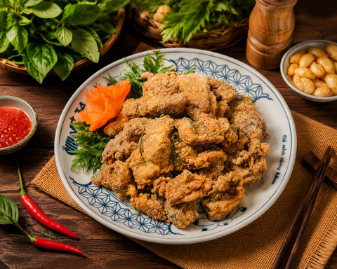 CÁCH LÀM GÀ RANG MUỐI GIÒN RỤM, THƠM NGON CHUẨN VỊ