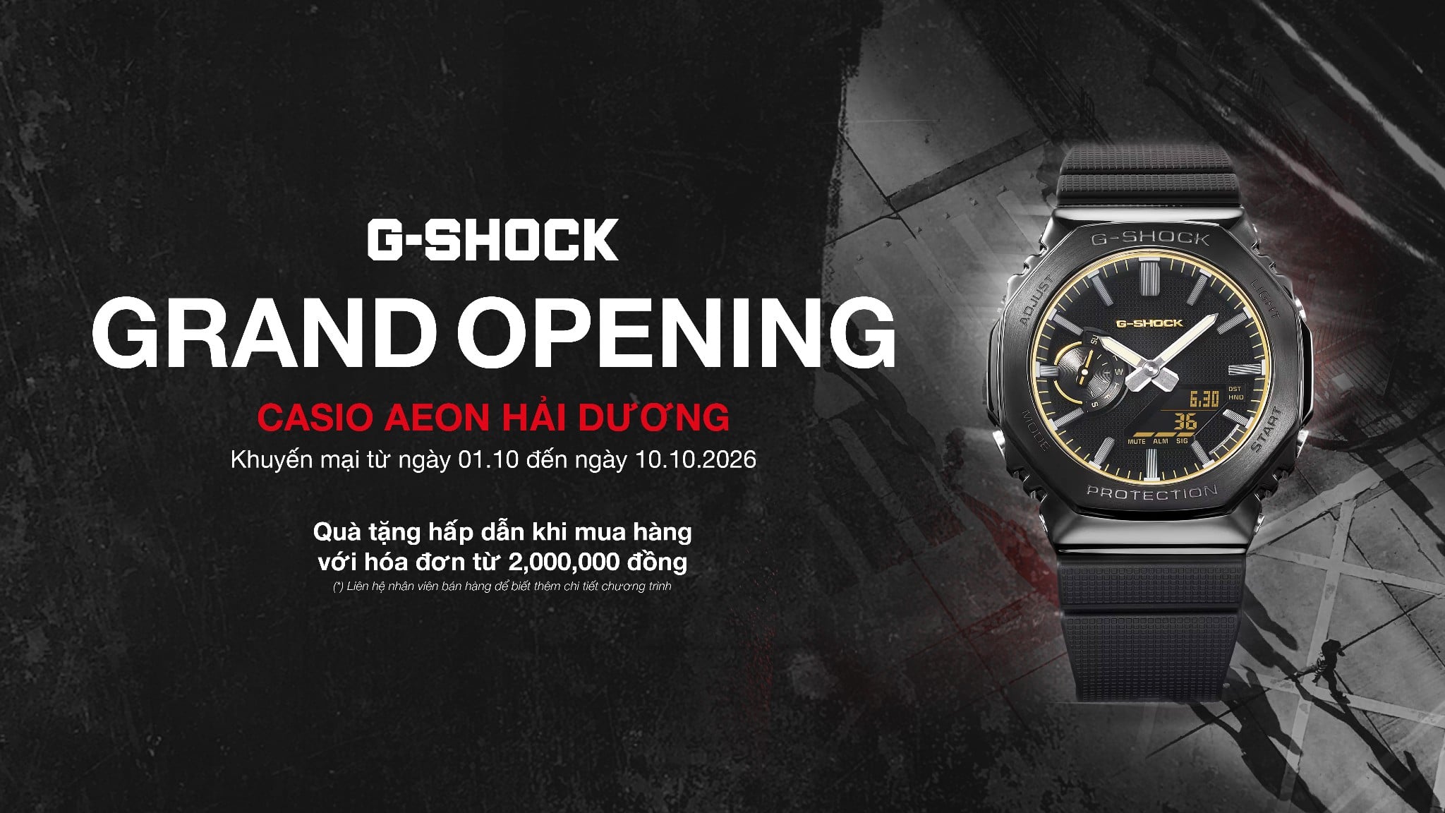 KHAI TRƯƠNG CASIO AEON HẢI DƯƠNG