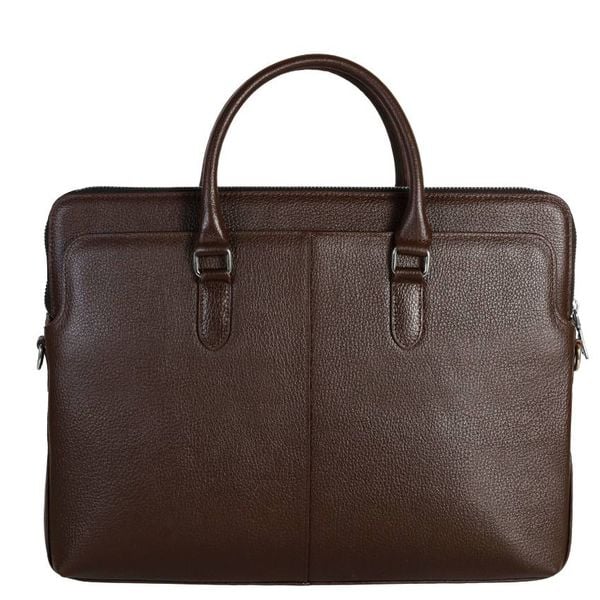 Cặp Da Bò Hạt Italy Handmade Công Sở & Doanh Nhân Phong Cách Sang Trọng TUDA SBM423 : hình 2