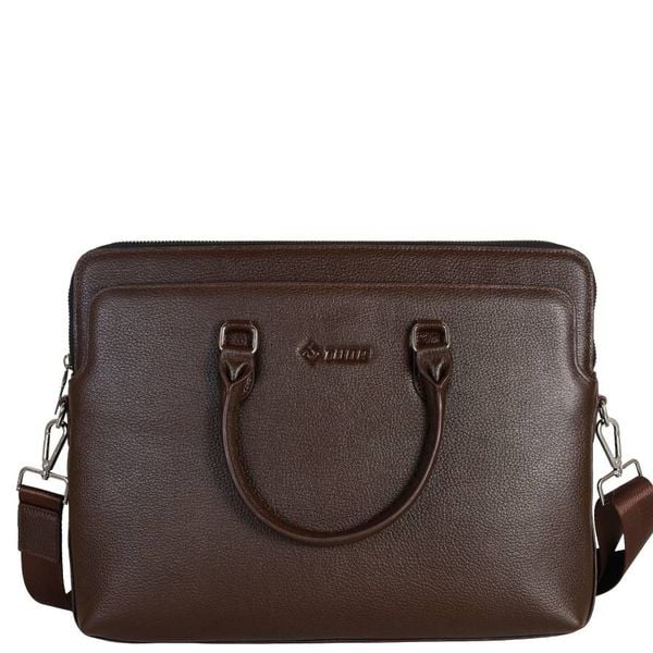 Cặp Da Bò Hạt Italy Handmade Công Sở & Doanh Nhân Phong Cách Sang Trọng TUDA SBM423 : hình 4